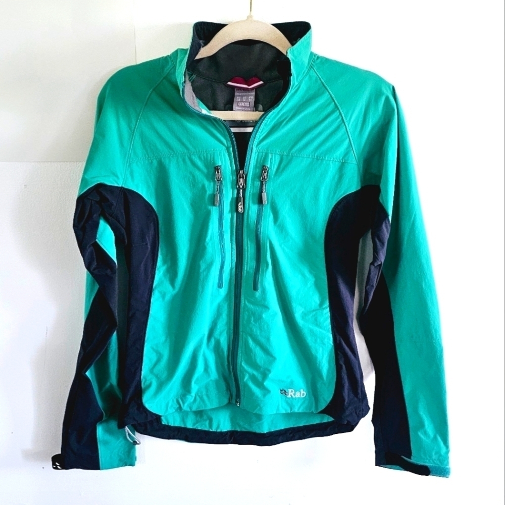 Rab Sawtooth Lightweight Windbreaker Hiking Outdoor Women's Jacket Size S